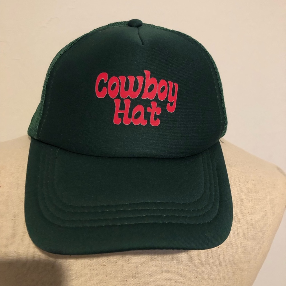 Hunter Green Cowboy Trucker Hat